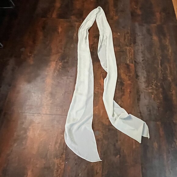 JJ's House Pale Sage Lined Sleeveless Halter Bridesmaid/Prom Gown w/Sash Sz 2 - Picture 5 of 13